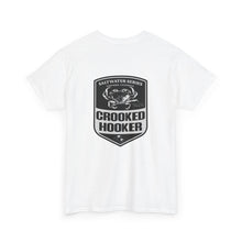 Load image into Gallery viewer, Crooked Hooker Crab Badge T-Shirt