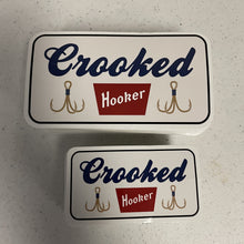 Load image into Gallery viewer, Crooked Hooker Beer Label Sticker (4")