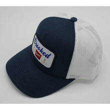 Load image into Gallery viewer, Crooked Hooker Woven Beer Patch 5-Panel Trucker Cap