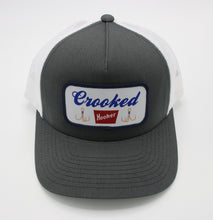 Load image into Gallery viewer, Crooked Hooker Woven Beer Patch 5-Panel Trucker Cap