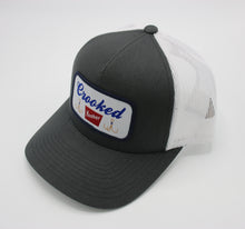 Load image into Gallery viewer, Woven Beer Patch 5-Panel Trucker Cap
