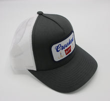 Load image into Gallery viewer, Crooked Hooker Woven Beer Patch 5-Panel Trucker Cap