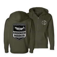 Load image into Gallery viewer, Salmon Badge Premium Hoodie