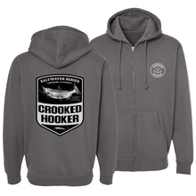 Load image into Gallery viewer, Salmon Badge Premium Hoodie