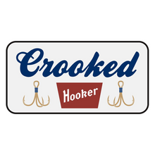 Load image into Gallery viewer, Crooked Hooker Beer Label Sticker (6")