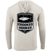 Load image into Gallery viewer, Bluefin Tuna, Cow Town USA Long Sleeve Hooded UV Protection Shirt