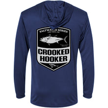 Load image into Gallery viewer, Bluefin Tuna, Cow Town USA Long Sleeve Hooded UV Protection Shirt