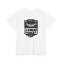 Load image into Gallery viewer, Crooked Hooker Salmon Badge T-Shirt
