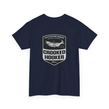 Load image into Gallery viewer, Crooked Hooker Salmon Badge T-Shirt
