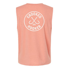Load image into Gallery viewer, Crooked Hooker Classic Go-To Crop Muscle Tank Keep It Tight
