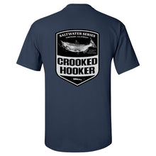Load image into Gallery viewer, Salmon Badge T-Shirt
